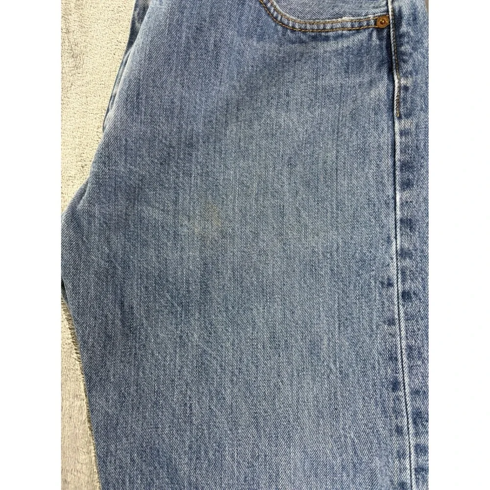Levi's 501 Vtg Straight Leg Jeans Mens Light Wash Blue 100% Cotton 30 Red Tab